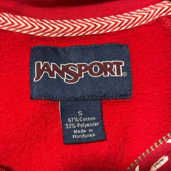 University of Cincinnati Bearcats  Jansport 1/4 Zip Fleece Sweatshirt Small Unix - Picture 9 of 14